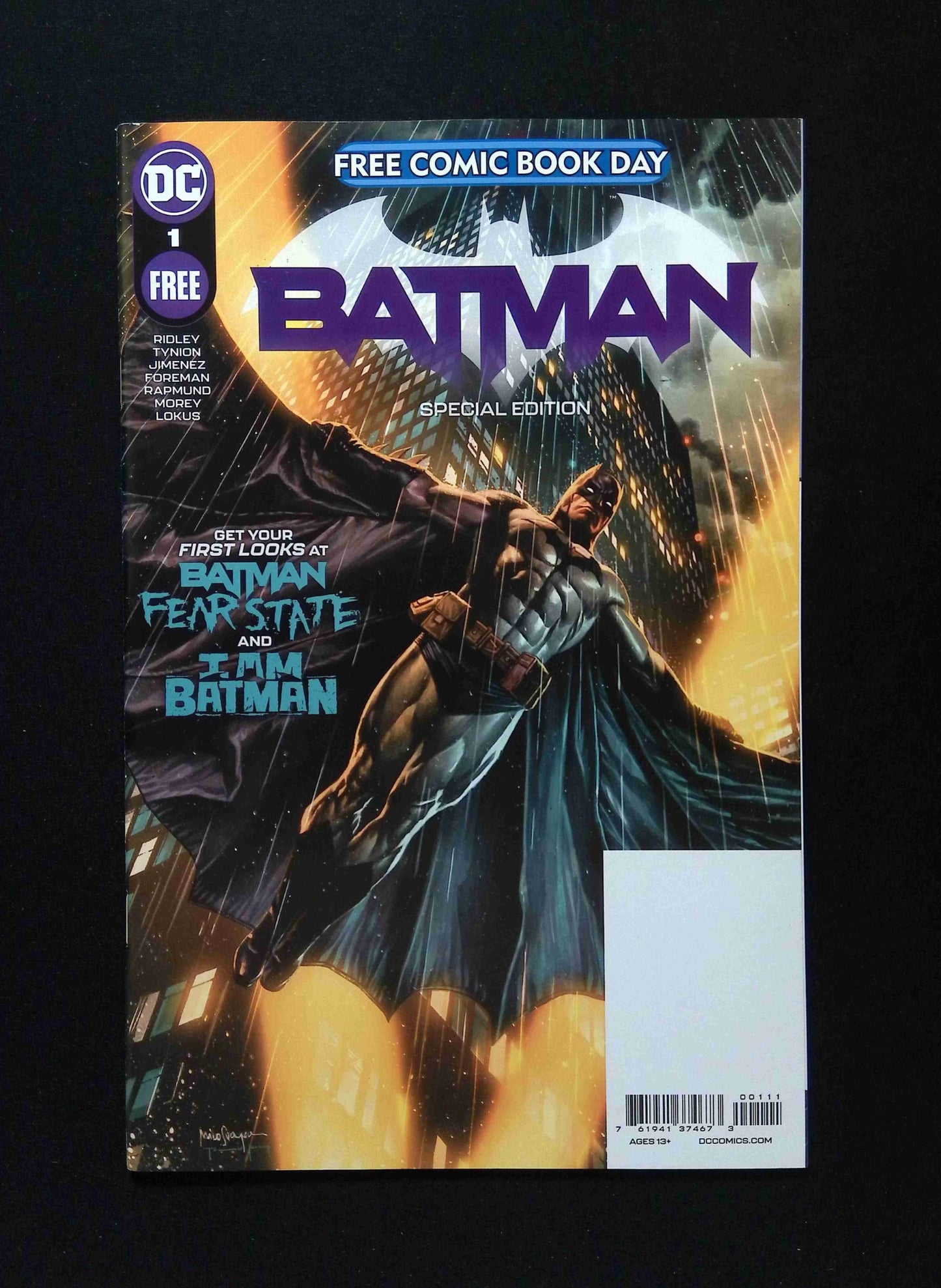 Batman Special Edition  FCBD #1  DC Comics 2021 NM-