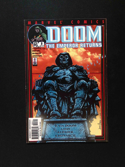 Doom The Emperor Returns #3  MARVEL Comics 2002 VF+