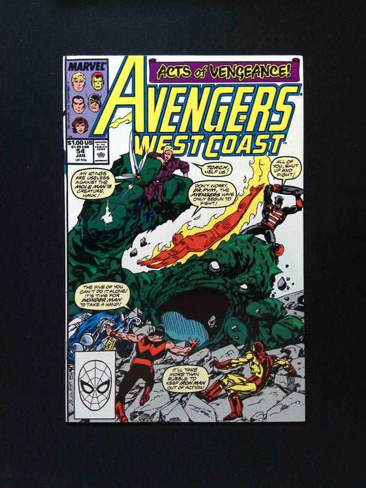 Avengers West Coast #54  MARVEL Comics 1990 VF/NM