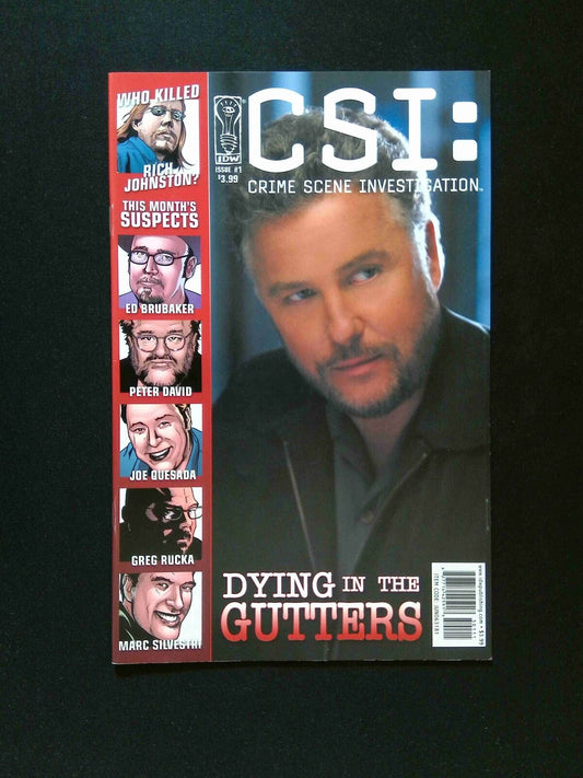 CSI  Dying  in the Gutters #1  IDW Comics 2006 NM-