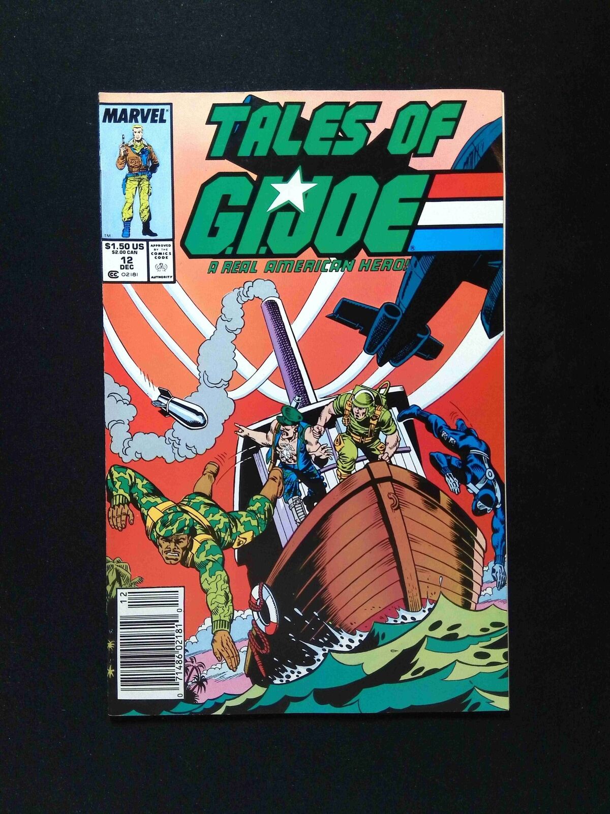 Tales of GI Joe #12  MARVEL Comics 1988 VF+ NEWSSTAND