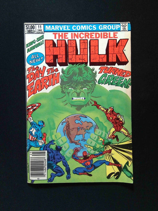 Incredible Hulk Annual #11  MARVEL Comics 1982 FN+ NEWSSTAND