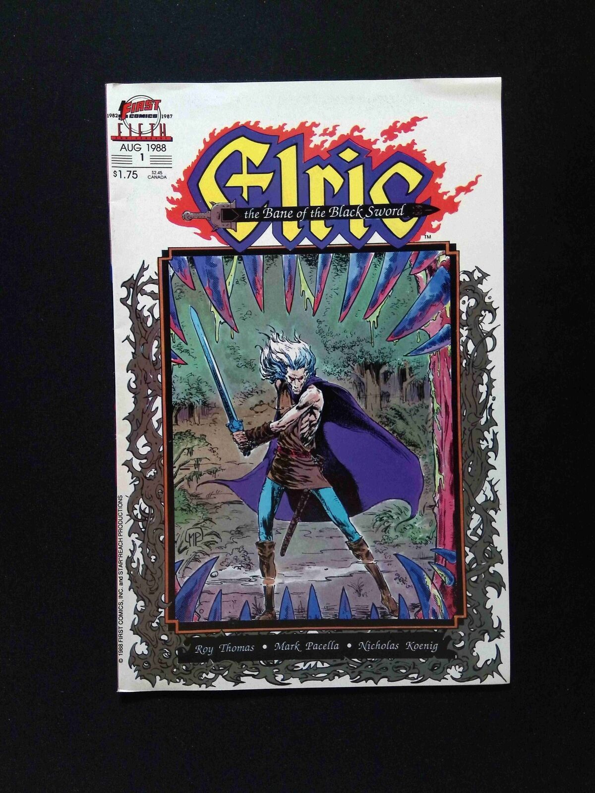 Elric  The Bane of the black Sword #1  FIRST PUBLISHING Comics 1988 VF