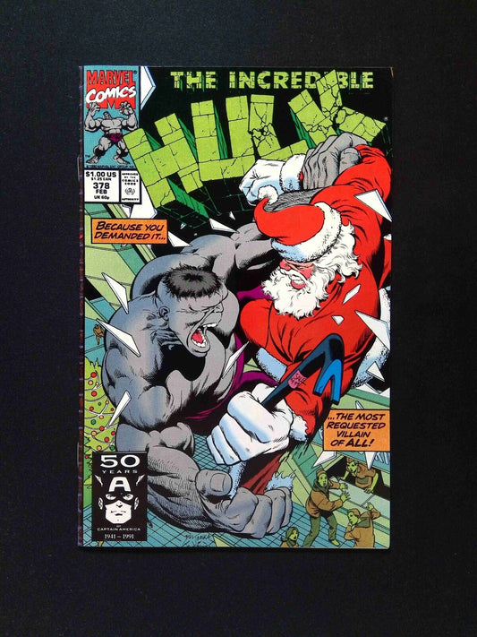 Incredible Hulk #378  MARVEL Comics 1991 VF/NM