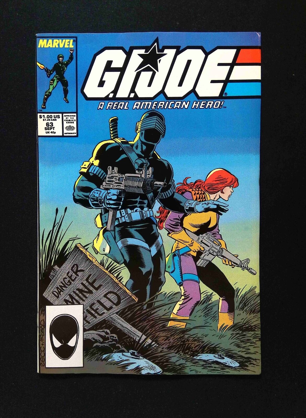 GI Joe #63  MARVEL Comics 1987 VF