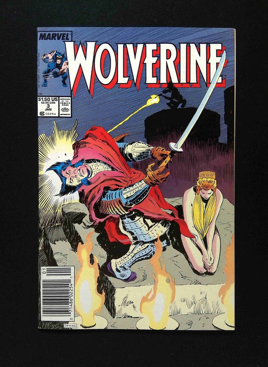 Wolverine  #3  MARVEL Comics 1989 VF+ NEWSSTAND