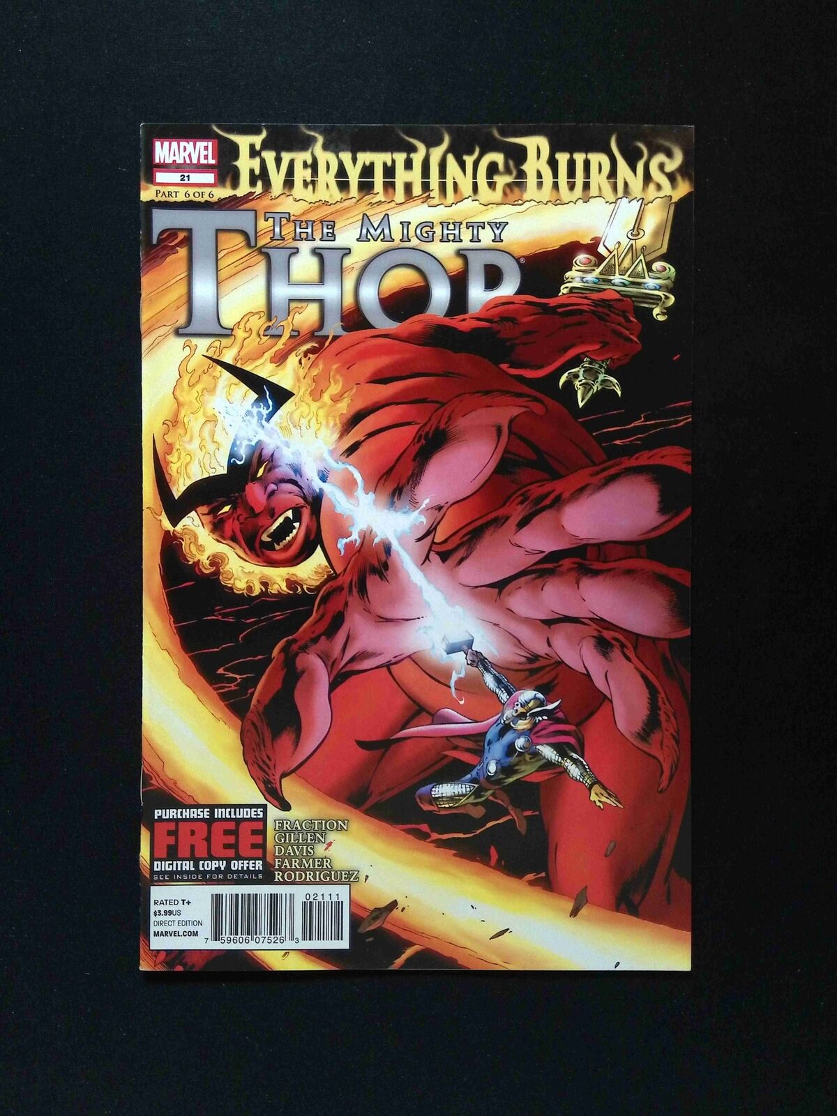 Mighty Thor #21  MARVEL Comics 2012 VF+