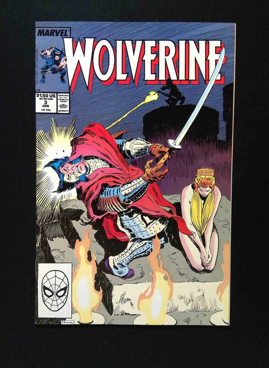 Wolverine  #3  MARVEL Comics 1989 VF+
