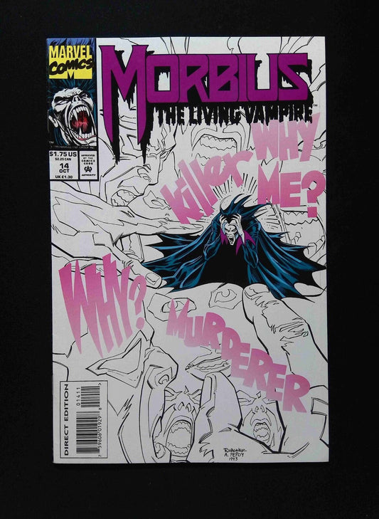 Morbius the Living Vampire #14  MARVEL Comics 1993 VF/NM