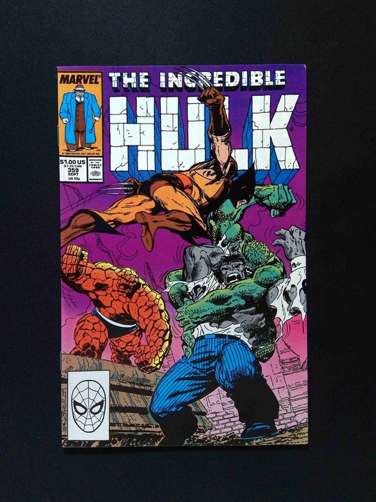 Incredible Hulk #359  MARVEL Comics 1989 VF+