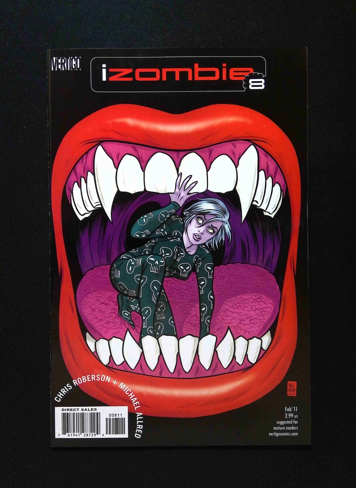 Izombie #8  DC/VERTIGO Comics 2011 VF+