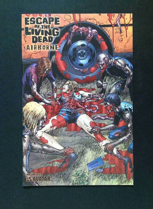 Escape of the Living Dead  Airborne #3D  AVATAR Comics 2006 VF/NM  Gore Variant