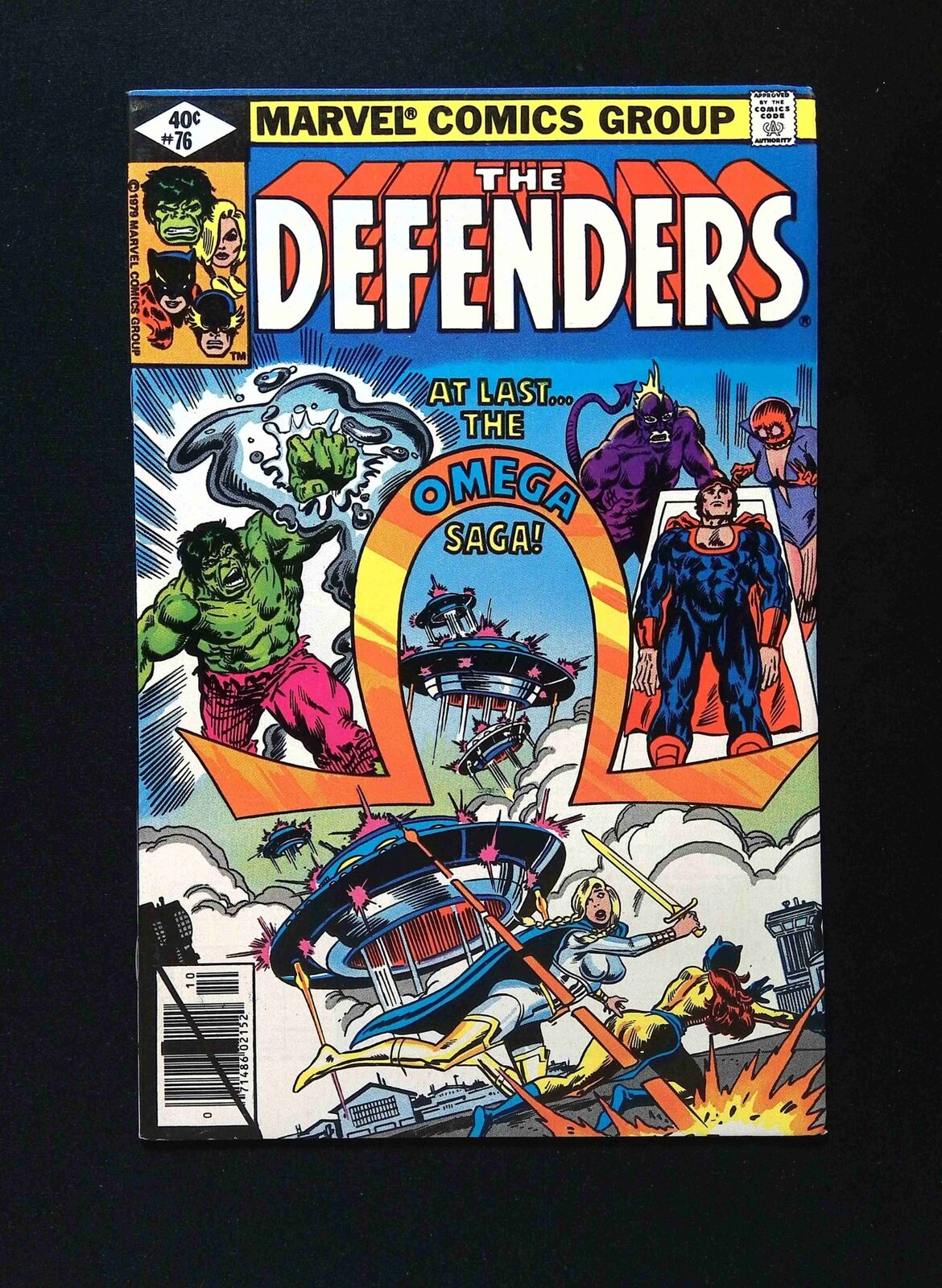 Defenders #76  MARVEL Comics 1979 VF- NEWSSTAND WHITMAN VARIANT