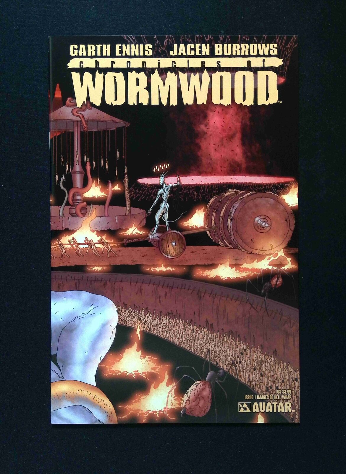 Chronicles  of Wormwood #1B  AVATAR Comics 2007 NM-  Variant Cover