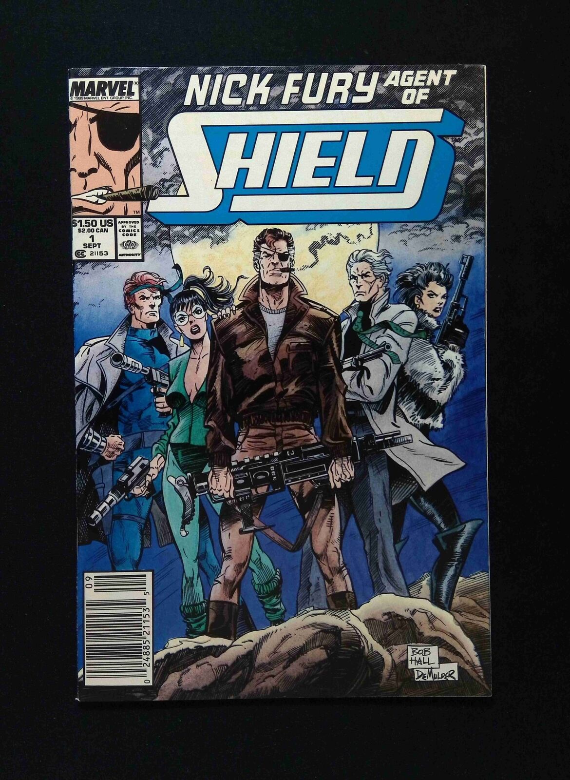 Nick Fury Agent of SHIELD #1 (3RD SERIES) MARVEL Comics 1989 VF NEWSSTAND