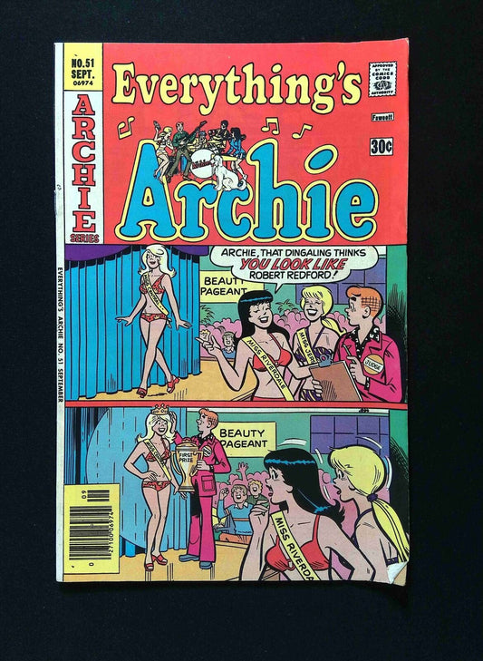 Everything's Archie #51  ARCHIE Comics 1976 FN NEWSSTAND