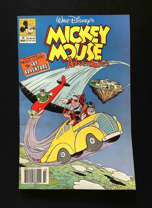 Mickey Mouse Adventures  #10  WALT  DISNEY 1991 FN/VF NEWSSTAND