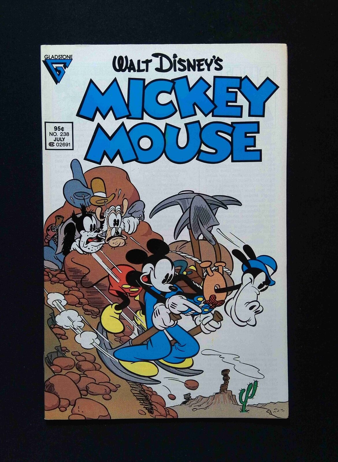 Mickey Mouse #238  DELL/GOLDE KEY Comics 1988 VF+