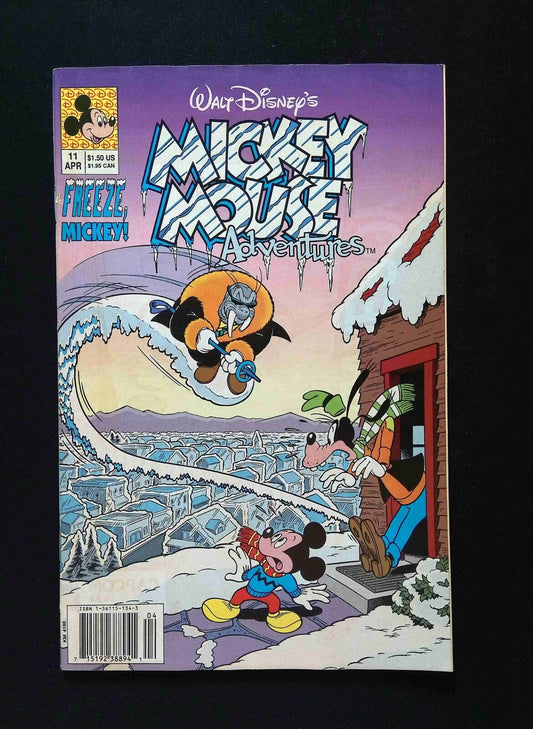 Mickey Mouse Adventures  #11  WALT  DISNEY 1991 FN/VF NEWSSTAND
