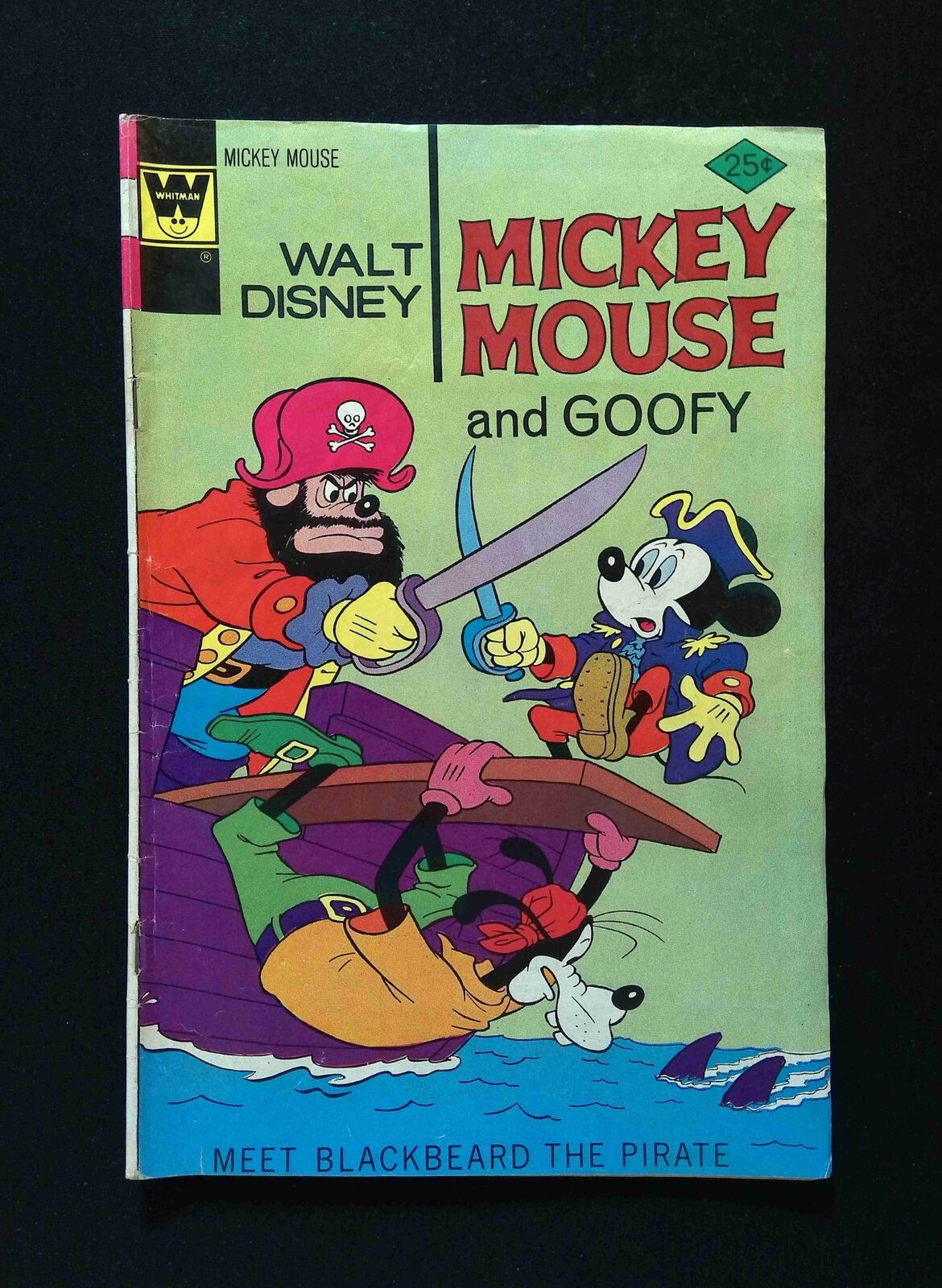 Mickey Mouse #164  WHITMAN Comics 1976 VG/FN