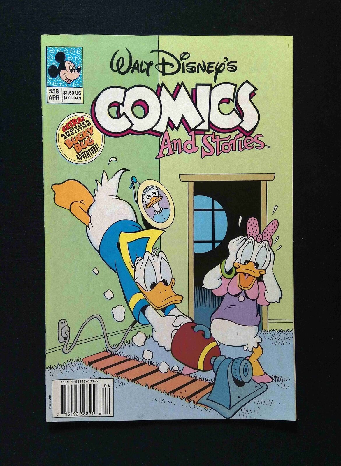 Walt Disney's  Comics and Stories #558  DELL/GOLDE KEY Comics 1991 VF- NEWSSTAND