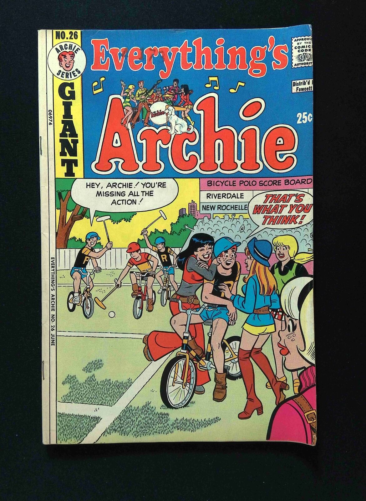 Everything's Archie #26  ARCHIE Comics 1973 FN