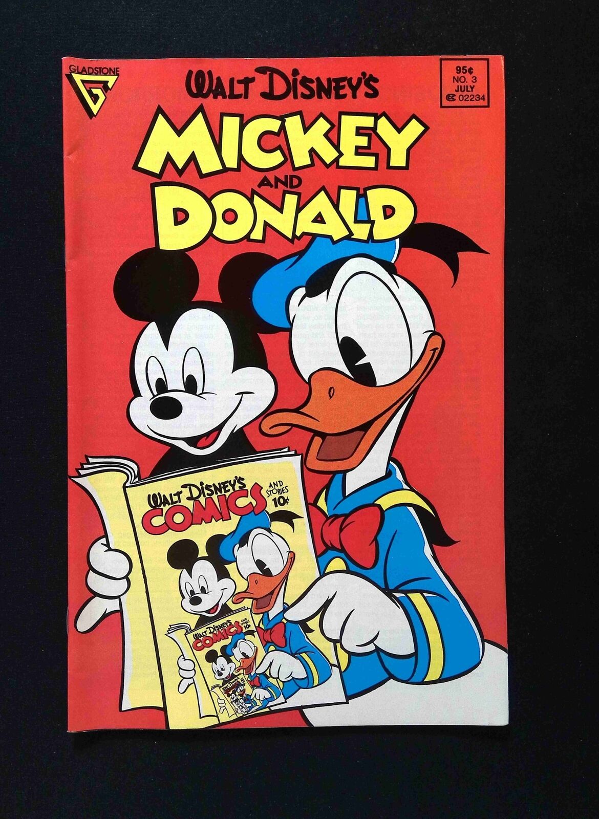 Walt Disney's  Mickey and Donald #3  WALT  DISNEY PRODUCTIONS Comics 1988 VF-