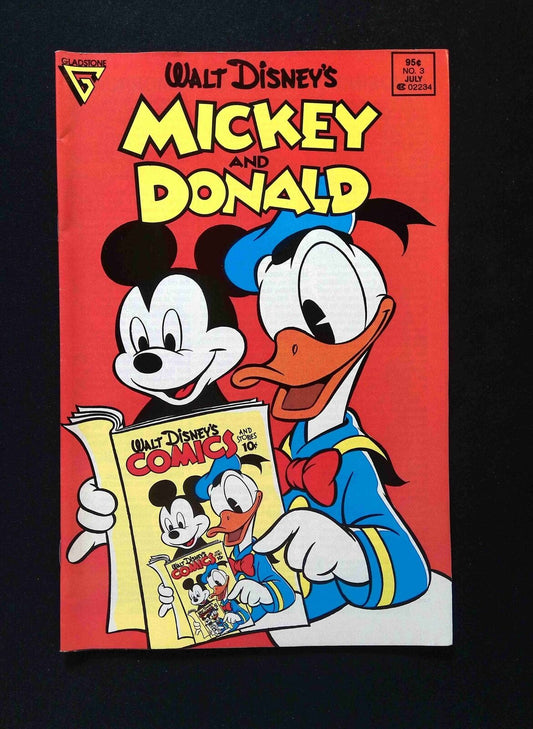 Walt Disney's  Mickey and Donald #3  WALT  DISNEY PRODUCTIONS Comics 1988 VF-