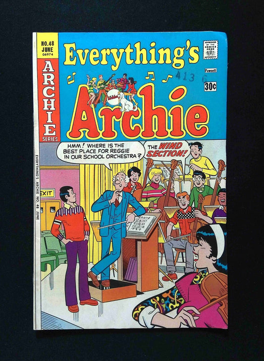 Everything's Archie #48  ARCHIE Comics 1976 FN