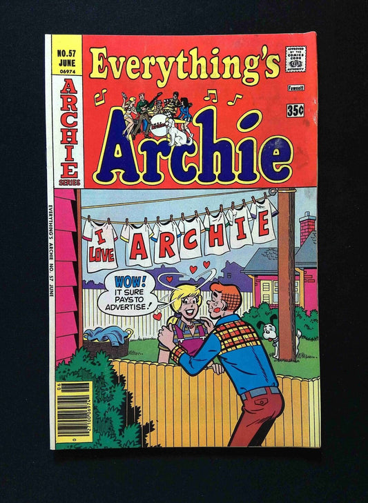 Everything's Archie #57  ARCHIE Comics 1977 FN- NEWSSTAND