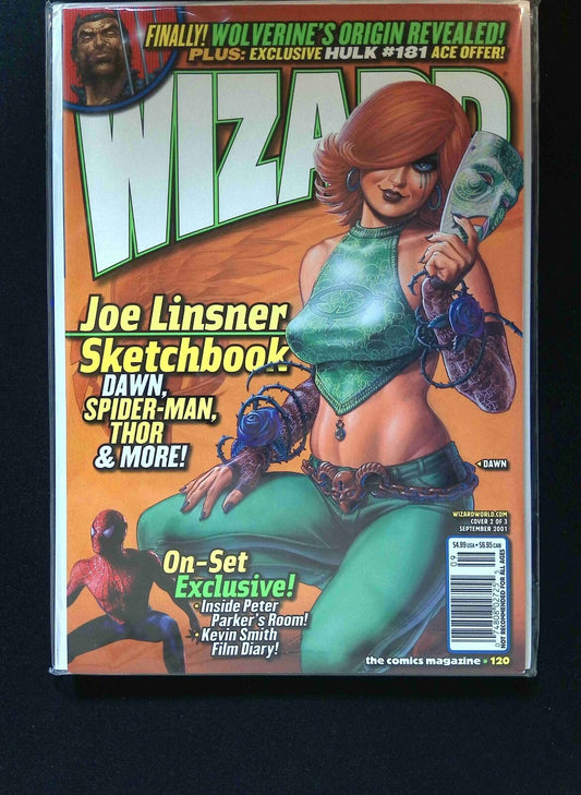 Wizard the Comics Magazine #120BP  WIZARD Comics 2001 VF/NM NEWSSTAND