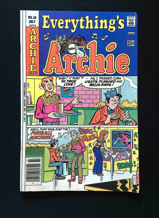 Everything's Archie #58  ARCHIE Comics 1977 FN NEWSSTAND