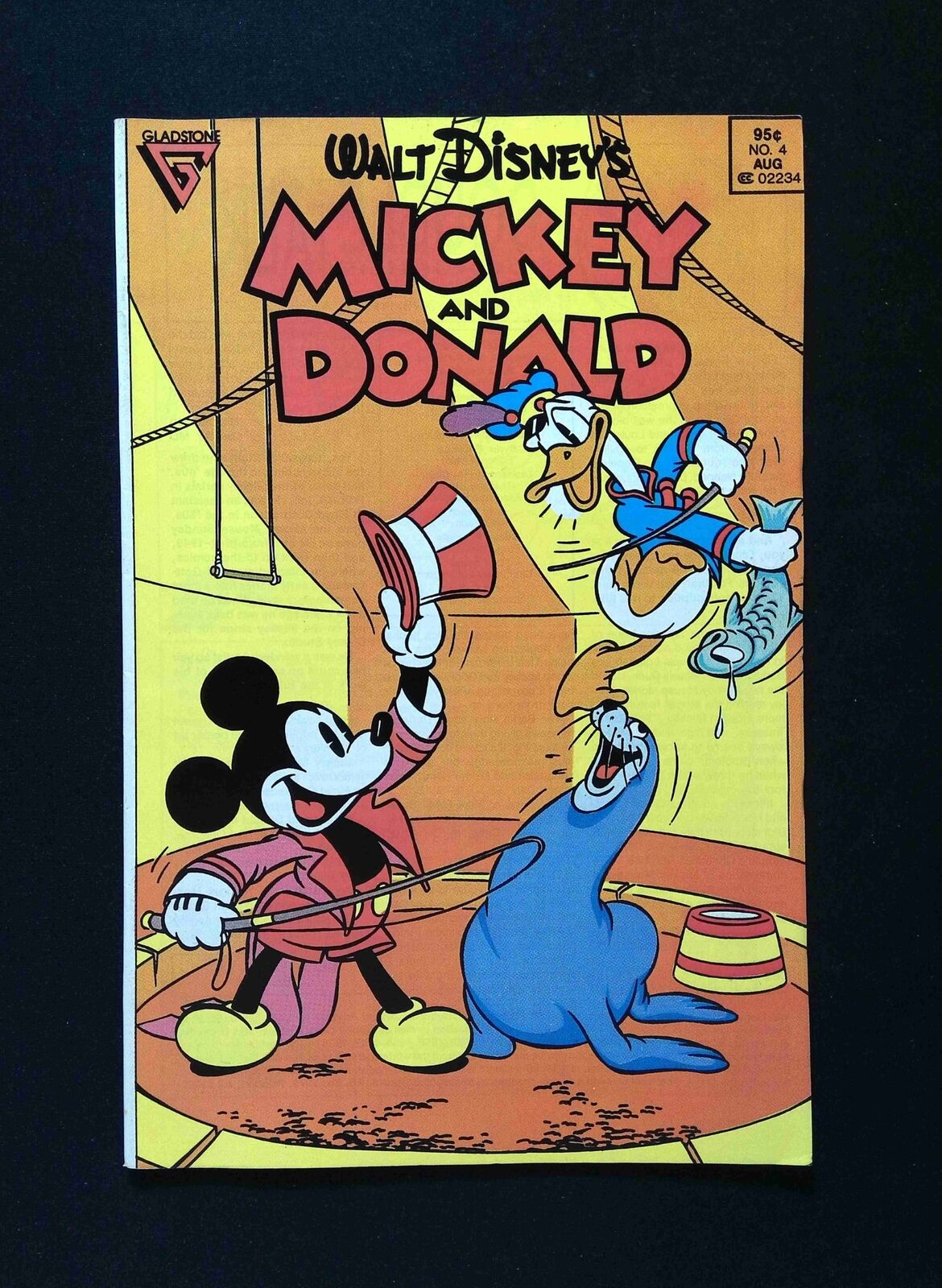 Walt Disney's  Mickey and Donald #4  WALT  DISNEY PRODUCTIONS Comics 1988 FN/VF