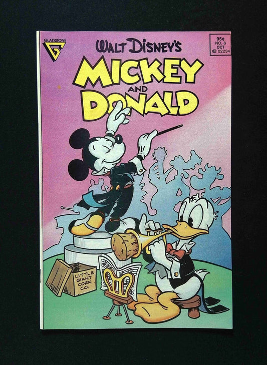 Walt Disney's  Mickey and Donald #6  WALT  DISNEY PRODUCTIONS Comics 1988 VF+