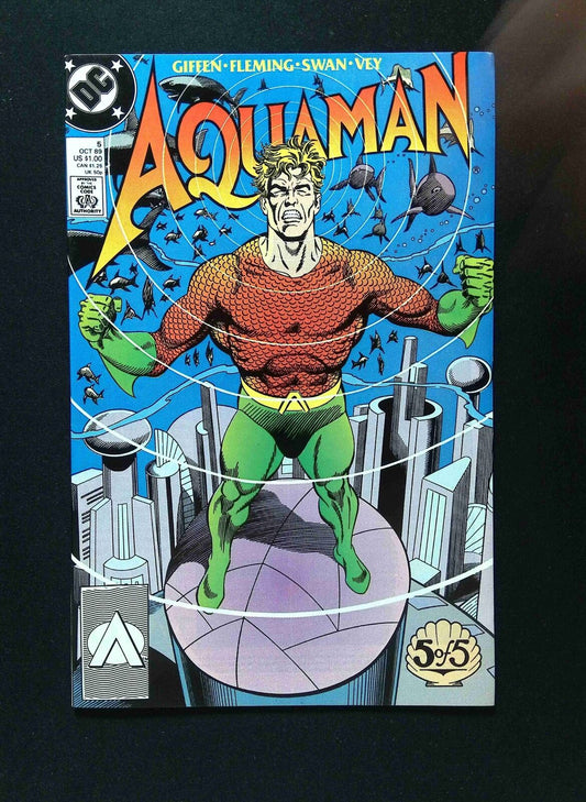 Aquaman #5 (2ND LIMITED SERIES) DC Comics 1989 VF/NM