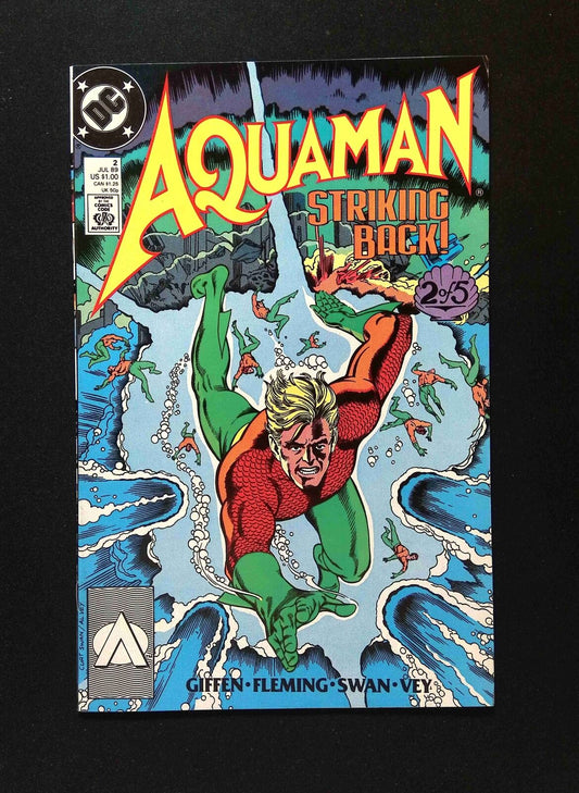 Aquaman #2 (2ND LIMITED SERIES) DC Comics 1989 VF/NM