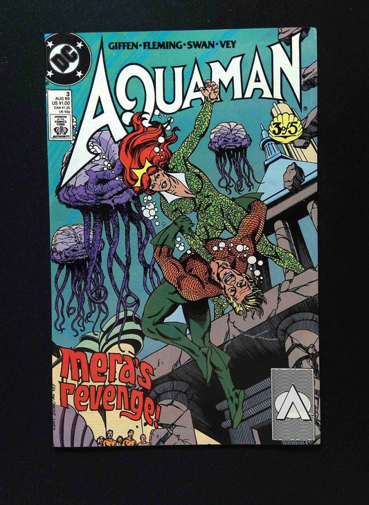 Aquaman #3 (2ND LIMITED SERIES) DC Comics 1989 VF+