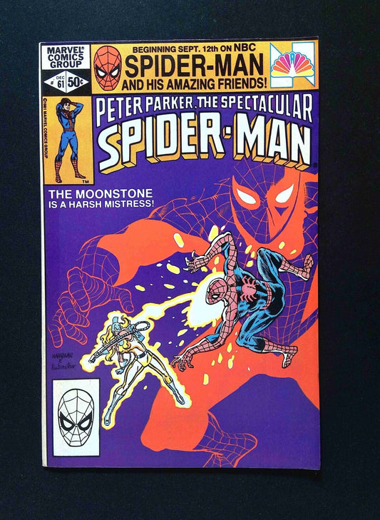 Spectacular Spider-Man #61  MARVEL Comics 1981 FN/VF  WHITMAN VARIANT