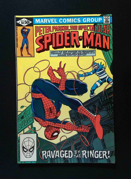 Spectacular Spider-Man #58  MARVEL Comics 1981 FN/VF  WHITMAN VARIANT