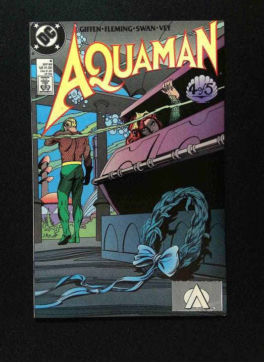 Aquaman #4 (2ND LIMITED SERIES) DC Comics 1989 VF+