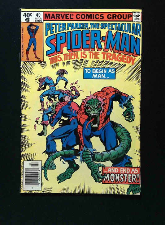 Spectacular Spider-Man #40  MARVEL Comics 1980 FN/VF NEWSSTAND