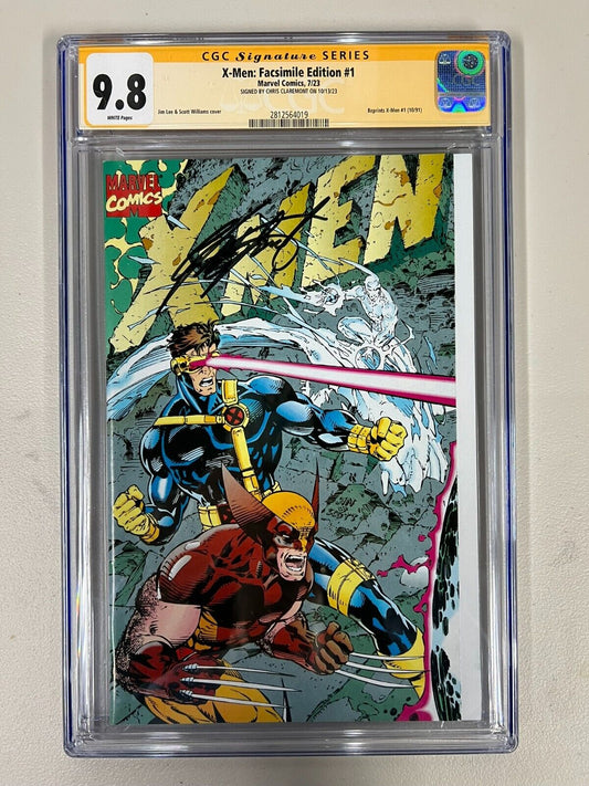 X-Men Facsimile Edition #1 Marvel 2023 CGC 9.8 SS Signed by Chris Claremont